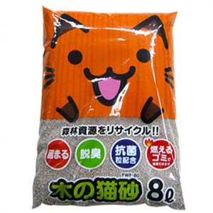 喵喵戰隊 喵喵戰隊 木の貓砂 8L 8L  正面圖