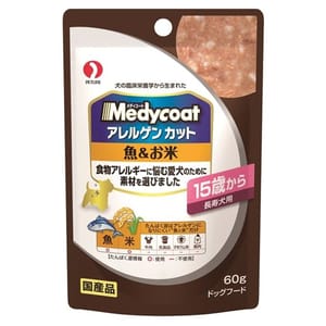 日本Petline 日本Petline 狗濕糧 防敏感軟包 15+長壽犬 魚肉+飯 60g 60g 正面圖