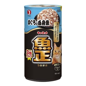 日本Petline 日本Petline 貓罐頭 魚正 白身魚 160g x3 160g  正面圖