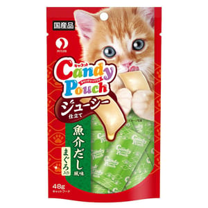 日本Petline 日本Petline 貓零食 貓糖果 魚介湯味 吞拿魚入 3gx16 3g  正面圖