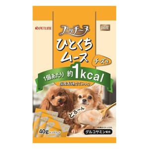 日本Petline 日本Petline 狗零食 [一口慕絲] 嫩雞+芝士味  40g 40g  正面圖