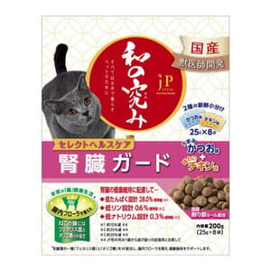 Petline Petline jP Style 和の究 腎臟健康維持貓糧 2種口味 200g 200g 正面圖