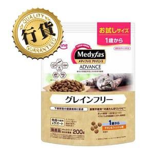 Petline Petline Medyfas ADVANCE 無穀物貓糧 1嵗起用 雞肉+魚味 200g 200g 正面圖