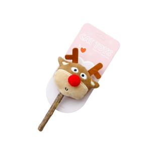 HelloDOG HelloDOG 貓玩具 聖誕可愛造型磨牙逗貓玩具 隨機款 側面圖