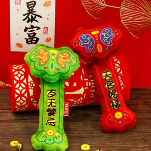 HelloDOG HelloDOG 貓玩具 如意造型逗貓玩具 隨機款   正面圖