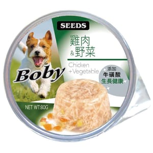 SEEDS SEEDS 狗餐盒 雞肉+野菜 80g 80g 正面圖