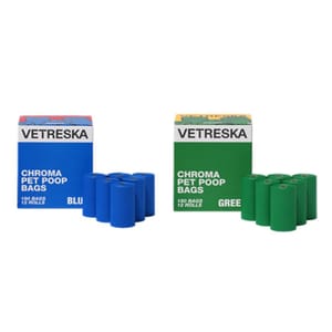 VETRESKA VETRESKA Chroma膠囊拾便袋補充袋 12卷 藍/綠 正面圖