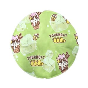 TOUCHDOG TOUCHDOG 圓型冰涼墊 綠色 47x47cm   正面圖
