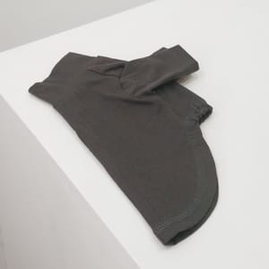 Alqo Alqo Wasi 舒適優質有機全綿T-Shirt 灰色 S 正面圖