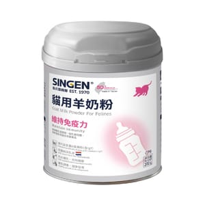 O'Life O'Life x 信元 貓用羊奶粉|荷蘭乳源&專利益菌與蛋黃粉 200g/罐 200g 貓用 正面圖
