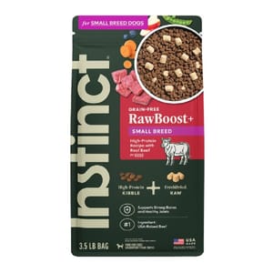 Instinct Instinct 狗糧 小型犬糧 無穀物生肉系列 牛肉 3.5lb 5lb  正面圖