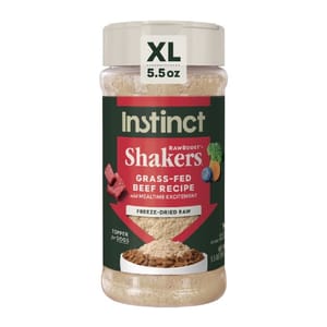 Instinct Instinct 本能 生肉shake shake粉 牛肉配方  5.5oz 5oz 犬用 正面圖