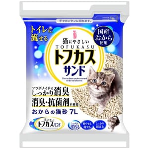 日本爽快7 日本爽快7 豆腐貓砂 長條型 7L 7L 正面圖