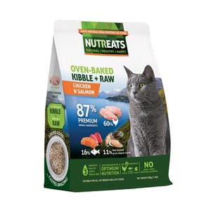 Nutreats Nutreats 凍乾青口粉+雞肉+三文魚 低溫烘焙貓糧 1.76lb 76lb 正面圖