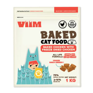 VIIM VIIM 貓糧 烘焙雞+凍乾雞肉 1kg 1kg  正面圖