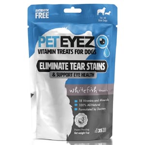 Pet Pet Eyez 狗用小食 減淚痕保健凍乾肉 白魚味 1oz 1oz 狗用 正面圖