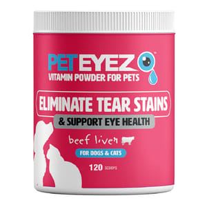 Pet Pet Eyez 貓狗眼睛保健粉 牛肉味 120湯匙 正面圖