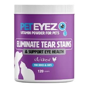 Pet Pet Eyez 貓狗眼睛保健粉 雞肉味 120湯匙 正面圖