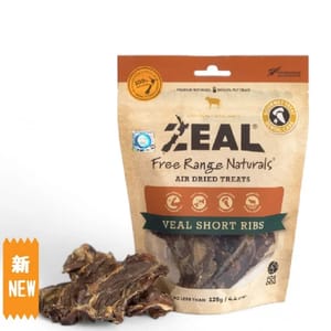ZEAL ZEAL 狗小食 紐西蘭牛仔肉骨 Veal Short Ribs 125g 125g 正面圖