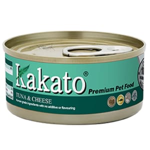 Kakato Kakato 罐頭 貓狗罐頭 吞拿魚及芝士 Tuna with Cheese 170g 170g  正面圖