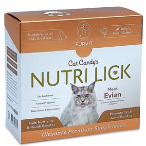 Furvit Furvit Nutri Lick 功能性唧唧醬全貓小食 大西洋三文魚 5g X 40 5g  正面圖