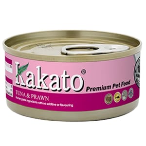 Kakato Kakato 罐頭 貓狗罐頭 吞拿魚及蝦 170g 170g  正面圖