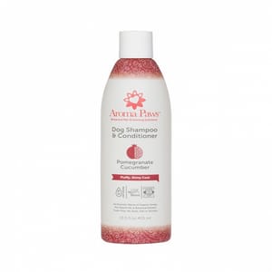 Aroma Aroma Paws 健康蓬鬆強韌洗護二合一 石榴黃瓜香薰洗毛護毛素 13.5oz 5oz 犬用 正面圖