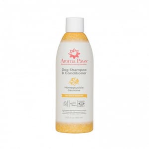 Aroma Aroma Paws 超效去屑止癢洗護二合一 金銀花茉莉香薰洗毛護毛素 1Gal 犬用 正面圖