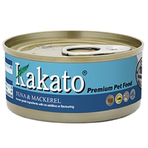 Kakato Kakato 罐頭 貓狗罐頭 吞拿魚及鯖花魚 170g 170g  正面圖