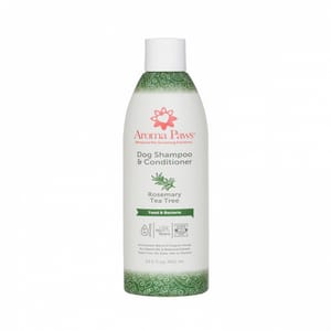 Aroma Aroma Paws 毛髮再生抗菌洗護二合一 迷迭香茶樹洗毛護毛素 13.5oz 5oz 犬用 正面圖