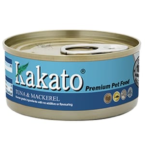 Kakato Kakato 罐頭 貓狗罐頭 吞拿魚及鯖花魚 70g 70g  正面圖
