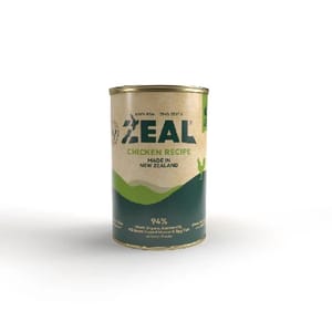 ZEAL ZEAL 狗罐頭 無穀物鮮肉罐頭系列 雞肉配方 390g 390g  正面圖