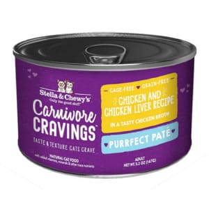 Stella & Chewy's Stella & Chewy's 無穀物主食貓罐頭 滋味骨湯肉醬 成貓配方 雞+雞肝 5.2oz 2oz  正面圖