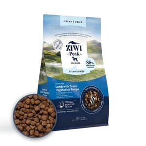 ZiwiPeak ZiwiPeak 狗糧 微蒸風乾系列 草飼牛肉 配綠色蔬菜 食譜 1.5kg 5kg 正面圖