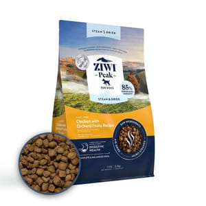 ZiwiPeak ZiwiPeak 狗糧 微蒸風乾系列 放養雞 配果園水果 食譜 3.2kg 2kg 正面圖