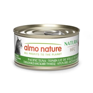 Almo Almo Nature HFC 貓罐頭 天然系列 太平洋吞拿魚 70g 70g 正面圖