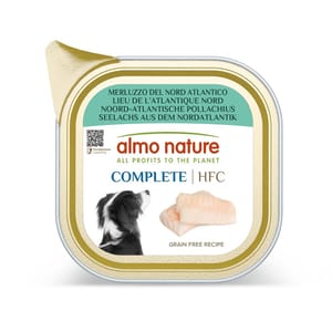 Almo Almo Nature HFC Complete 主食狗罐頭 北大西洋狹鱈 85g 85g  正面圖