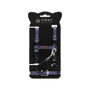 ENVY ENVY COLLECTION 貓胸背帶 藍色水磨石   正面圖