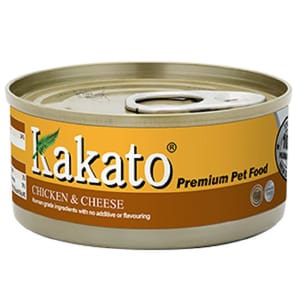 Kakato Kakato 罐頭 貓狗罐頭 雞肉及芝士 170g 170g  正面圖