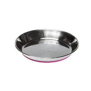 ROGZ ROGZ 不銹鋼防滑貓碗 200ml 粉色 200ml 正面圖