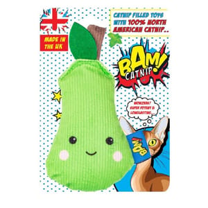 BAM! BAM! Catnip 貓玩具 薄荷香梨   正面圖