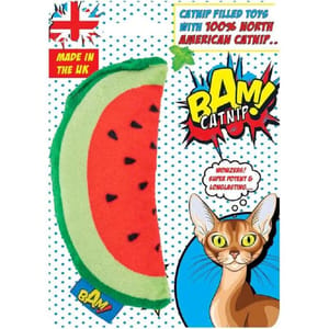 BAM! BAM! Catnip 貓玩具 薄荷西瓜   正面圖