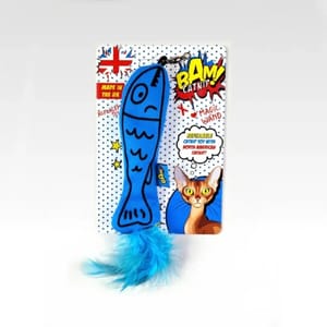 BAM! BAM! Catnip Magic Wand 小魚魔術棒   正面圖
