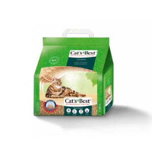 德國CAT'S 德國CAT'S BEST 有機吸臭抗菌 木貓砂 綠袋砂 8L 8L 正面圖