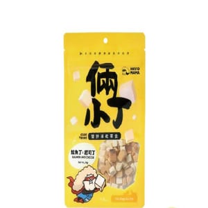 HeroMama HeroMama 貓狗零食 倆小丁凍乾系列 鮮魚+起司 25g 25g 正面圖
