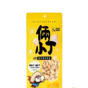 HeroMama HeroMama 貓狗零食 倆小丁凍乾系列 鮮魚+雞肉 16g 16g 正面圖
