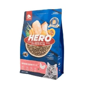 HeroMama HeroMama 貓糧 益生菌晶球夾心糧 曠野鮮雞 400g 400g 正面圖