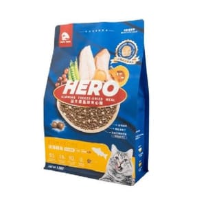 HeroMama HeroMama 貓糧 益生菌晶球夾心糧 深海鱈魚 400g 400g 正面圖