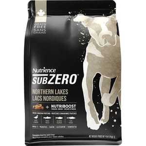 Nutrience Nutrience SUBZERO 無穀物狗糧 成犬配方 凍乾脫水鮮鴨肉配鴨肉及魚 4lb 1.8kg 4lb 正面圖