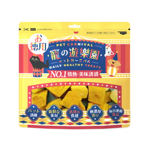 寵之遊樂園 寵之遊樂園 凍乾 貓零食 狗零食 角切南瓜塊 300g 300g 正面圖